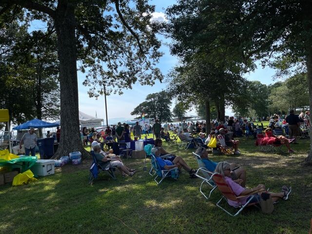 Residents enjoying the Good Old Days festival